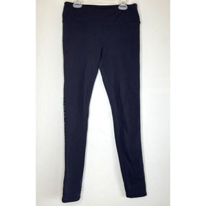 Alo Yoga Goddess Black Mesh Side Panel Leggings S/M?